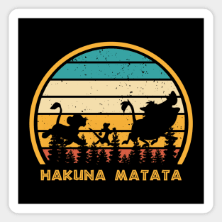 Hakuna Matata Vintage King Sticker